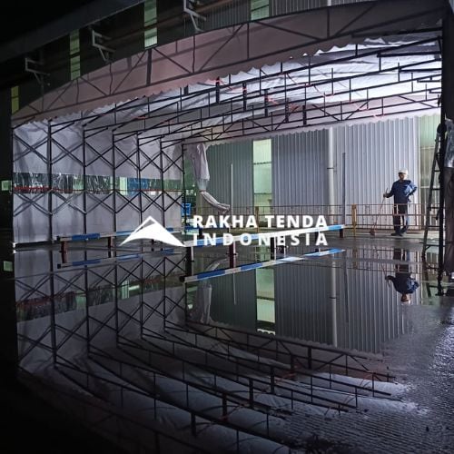 tenda lipat ukuran besar untuk gudang