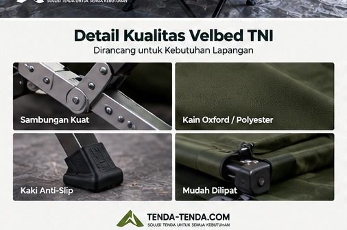 detail kualitas velbed tni