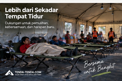 solusi tempat tidur di pengungsian